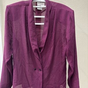 Women's Purple blouse with black prints